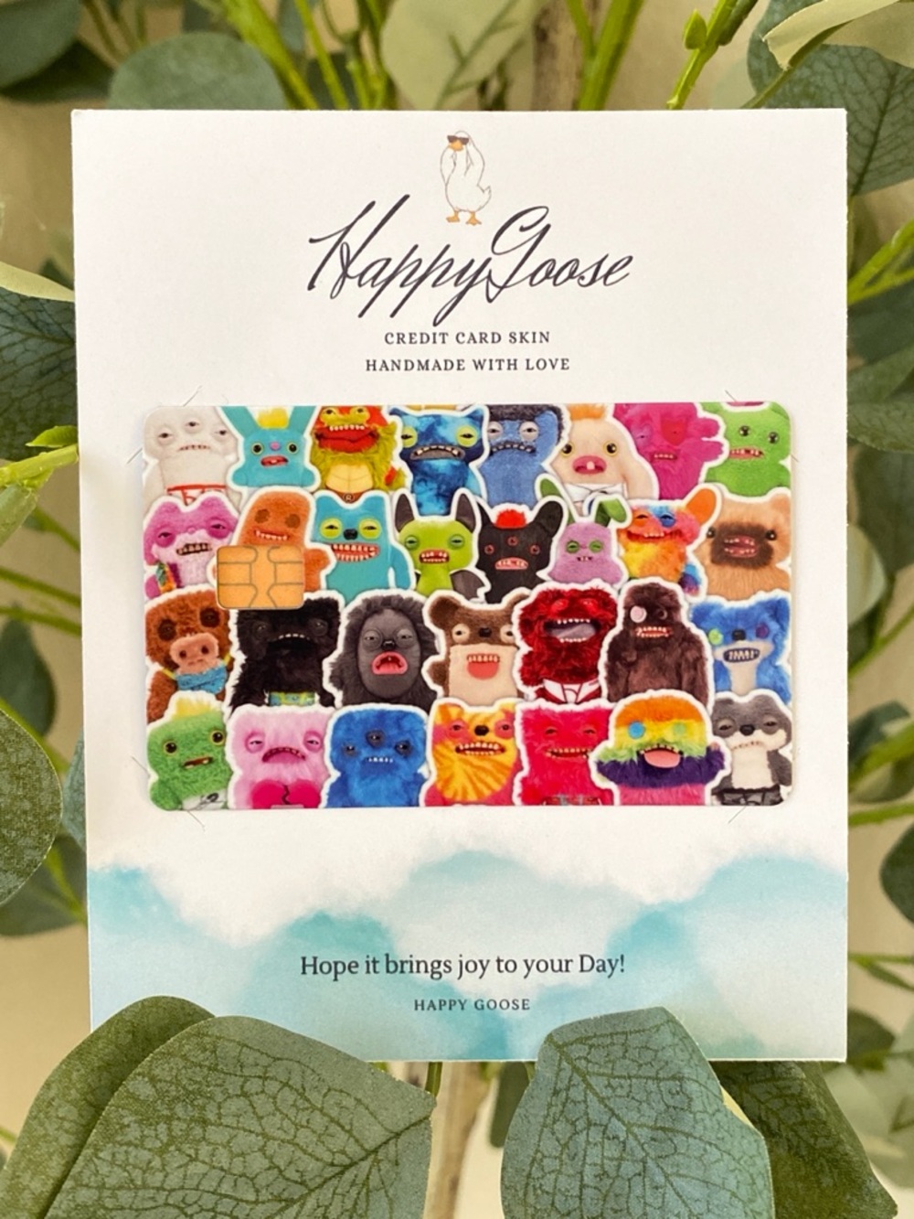 2/$16 Colorful Teeth Monster Credit Card Skin Band Card Sticker
